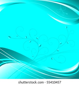 abstract floral vector background
