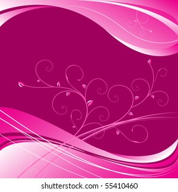 abstract floral vector background