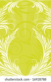 Abstract Floral Vector Background, decorative background