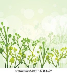 Fondo del vector floral abstracto - EPS10