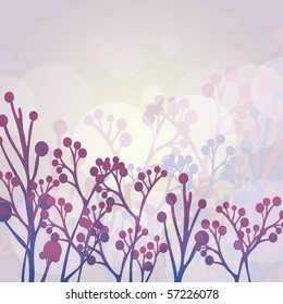Abstract Floral Vector Background - EPS10