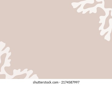 abstract floral vector background frame