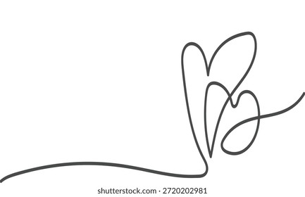 Abstractas fondo de Vector floral con corazones y Elementos de diseño románticos.