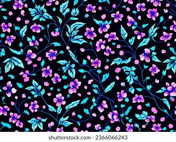 abstract floral vector backgrounds. High quality vibrant colors modern designs versatile use. 