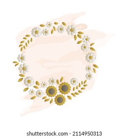 arte gráfico vectorial floral abstracto