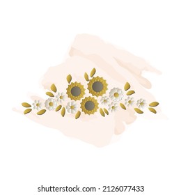 abstract floral vector graphic artwork
