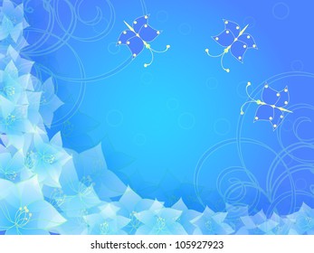 abstract floral vector illustration