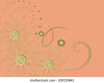 abstract floral vector illustration