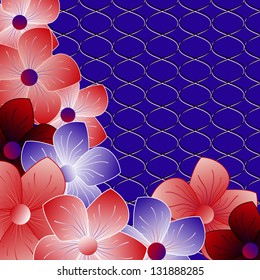 abstract floral vector illustration