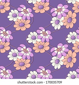 Abstract floral vector illustration