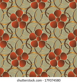  abstract floral vector illustration