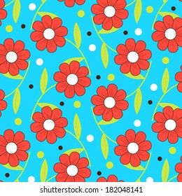 Abstract floral vector illustration