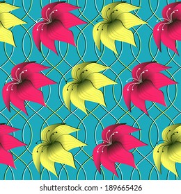 abstract floral vector illustration