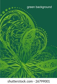 ilustración vectorial floral abstracta