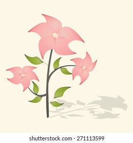 abstract floral vector illustration