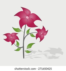 abstract floral vector illustration