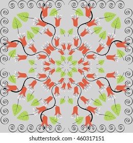abstract floral vector illustration background