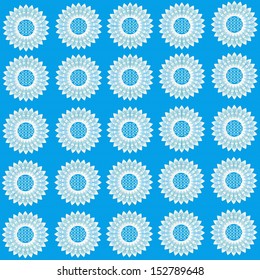 Abstract floral vector illustration on background