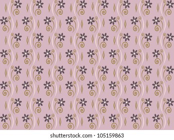 abstract floral vector illustration seamless