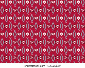 abstract floral vector illustration seamless