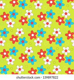 abstract floral vector illustration seamless