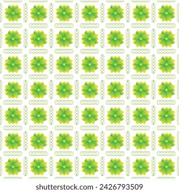 Abstract Floral Vector Pattern Design