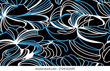 Modelo inconsútil floral abstracto del Vector conveniente para la tela y los propósitos de la moda