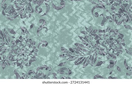 Modelo inconsútil floral abstracto del Vector conveniente para la tela y los propósitos de la moda