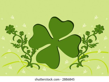 abstract floral vectorial background