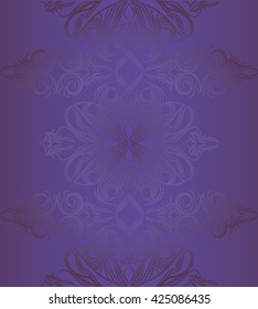 Abstract floral violet background. Vector vintage  picture.