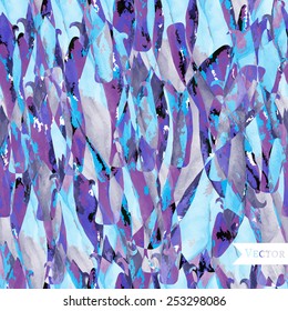 Abstract floral watercolor seamless background. Can be used for swimwear, surf wear, prints for textile, web pages, identity style, printing, cards, wrapping, invitations, etc.