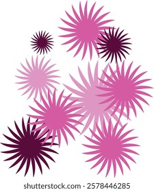 Abstract floral wheel pattern vector