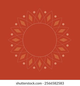 Abstract floral yoga logo vector