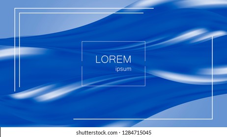 Abstract Flow Background. Fluid Shapes template for placards, banners, flyers, presentations and reports