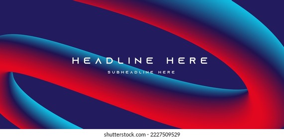 Abstract Flow Blend Line Path Twist Swirl Liquid Gradient Background for Decoration Ornament Poster Banner Flyer Brochure