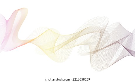 Abstract Flow Bright Color Liquid Wave On White Background Design Vector Illustration Style