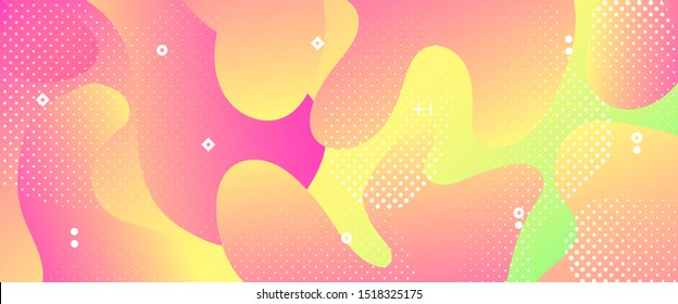 Abstract Flow Design. Red Gradient Brochure. Pastel Vector Illustration. Futuristic Concept. 3d Fluid Background. Gradient Poster. Graphic Wallpaper. Futuristic Motion. Abstract Fluid Pattern.