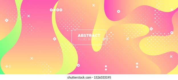 Abstract Flow Design. Red Minimal Brochure. Multicolor Graphic Wallpaper. Futuristic Concept. Abstract Fluid Pattern. Minimal Poster. Vector Illustration. Digital Template. Abstract Wave Shapes.