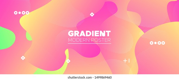 Abstract Flow Design. Vivid Minimal Brochure. Multicolor Vector Illustration. Futuristic Concept. Abstract Fluid Pattern. Gradient Brochure. Graphic Wallpaper. Futuristic Motion. 3d Fluid Background.
