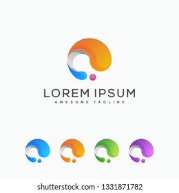 Abstract Flow illustration vector Design template. Suitable for Creative Industry, Multimedia, entertainment, Educations, Shop, and any related business