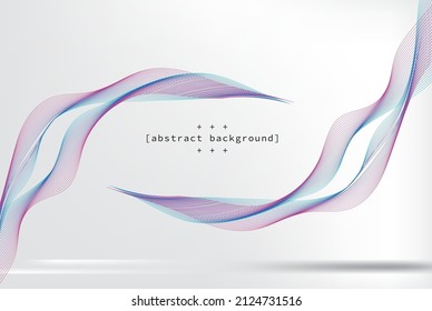 abstract flow line curve and twisted in neon color with grey color backgroud cane use for product label website template technology product presentation