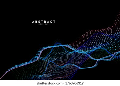 abstrakter Fließband-Design-Konzept-Hintergrund und Bildschirmhintergrund, Vektorgrafiken
