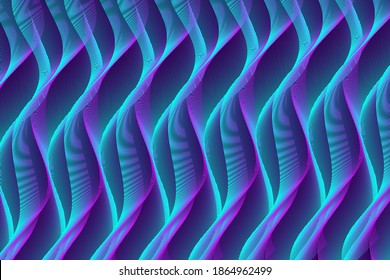 Abstract flow line digital technology, smooth particle wave, big data techno, design concept background and wallpaper, vector eps
