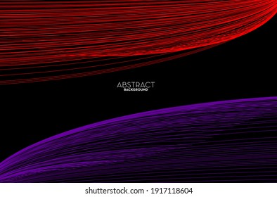 Abstract flow line digital technology, smooth particle wave, big data techno, design concept background and wallpaper, vector eps
