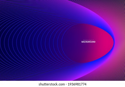 Abstract flow line digital technology, smooth particle wave, big data techno, design concept background and wallpaper, vector eps
