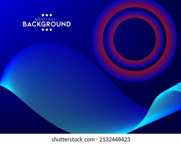 Abstract flow line digital technology, smooth particle wave, big data techno, design concept background and wallpaper, vector eps
