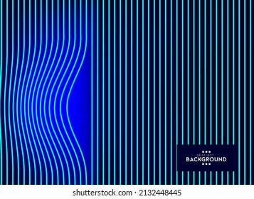 Abstract flow line digital technology, smooth particle wave, big data techno, design concept background and wallpaper, vector eps
