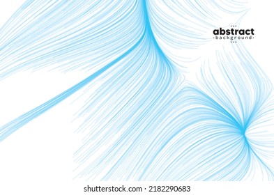 Abstract flow line digital technology, smooth particle wave, big data techno, design concept background and wallpaper, vector eps
