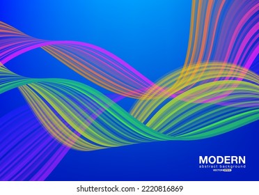 Abstract flow line digital technology, smooth particle wave, big data techno, design concept background and wallpaper, Modern flowing wave lines. vector eps
