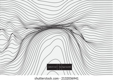 línea de flujo abstracta con curva y torcido sobre fondo blanco para la presentación de la empresa de tecnología de etiquetas de productos o para los pasos vectoriales de publicidad.